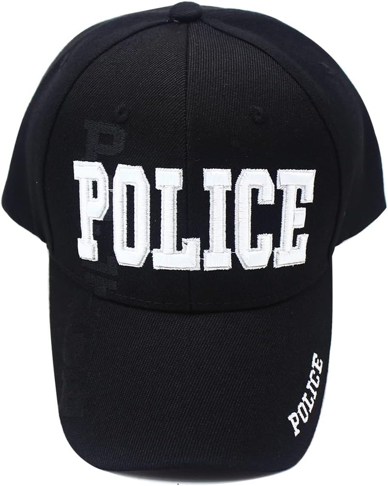 Eachnice DailyCarry Black Blue Police Adjustable Baseball Cap Law Enforcement Officer Cops Gear 3D Embroidered Men Women Hat - Image 1